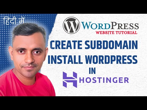 How to Create SUBDOMAIN in Hostinger & INSTALL WordPress | Step-by-Step Tutorial | Guddu Kumar