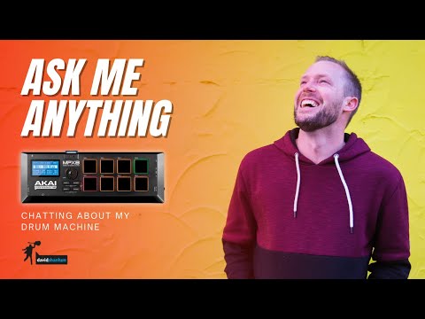 The Akai MPX8 Sample Pad (my drum machine) - AMA session