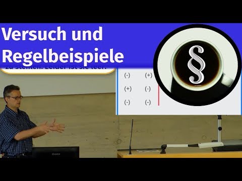 Versuch und Regelbeispiele