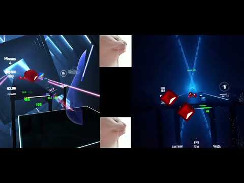 a very mediocre beatsaber play