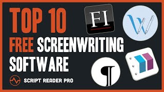 Best FREE SCREENWRITING SOFTWARE for Mac Windows Linux  2021  Script Reader Pro