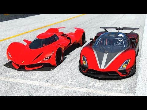 2022 SSC Tuatara Aggressor vs Ferrari Piero LM 2025 - Special Stage Route X (RTX 4090)