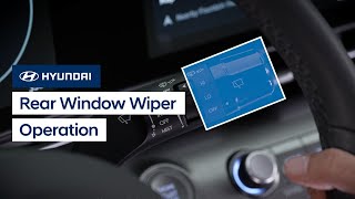 Hyundai Rear Window Wiper Controls