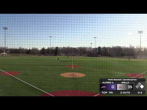 Wells vs Alfred University | Express College Baseball