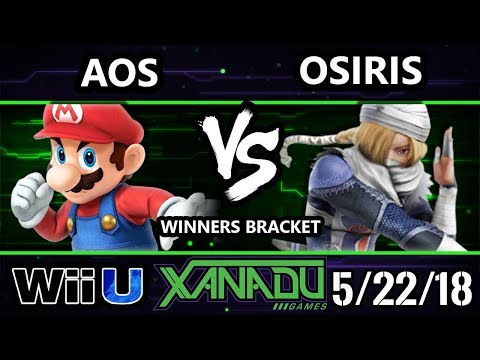 S@X 251 Smash 4 - AoS (Mario) Vs. Osiris (Sheik, Falco) - Wii U Winners Bracket