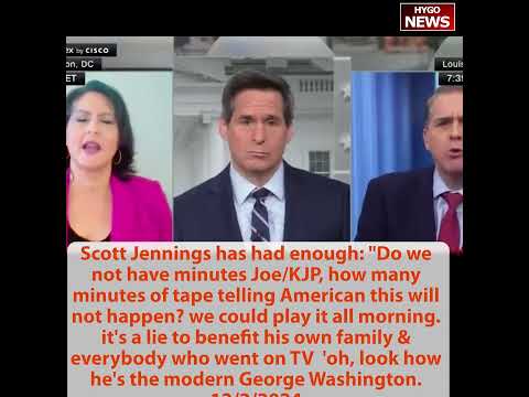 Jennings absolutely NUKES Biden pardoning son Hunter, lying over a year many minutes of tape