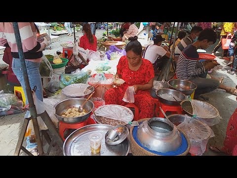 Asian Street Food - Desserts And Fresh Food Compilation - Amazing Food View In Phnom Penh Market