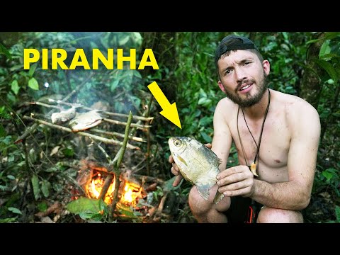 8 Days of Survival WITHOUT FOOD in the AMAZON