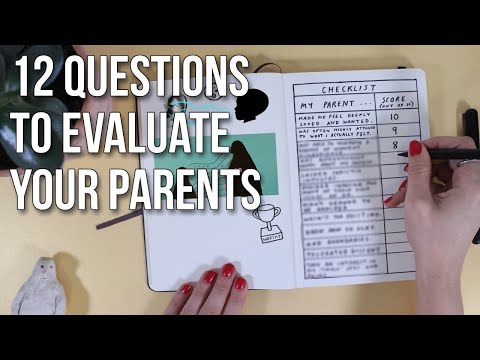 12 Questions to Evaluate your Parents