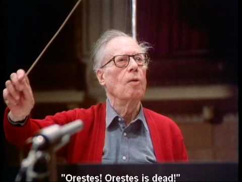 Karl Böhm Reahearsals Richard Strauss's Elektra  .1981