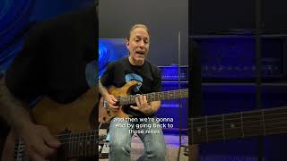 Michael Jackson - Black Or White Guitar Lesson by Steve Stine #shorts