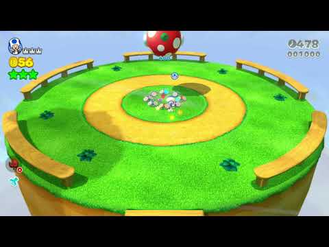 Super Mario 3D World (Switch) 1-3 Speedrun - Time: 27 (Former WR)