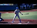 Kansas Baseball S Jack Hammond Hits Grand Slam Home Run Vs Indiana State