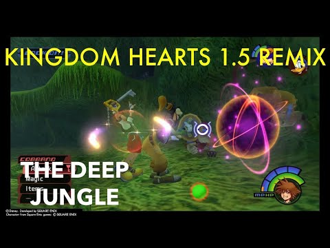 KINGDOM HEARTS 1.5 REMIX: (WALKTHROUGH) THE DEEP JUNGLE & CLAYTON