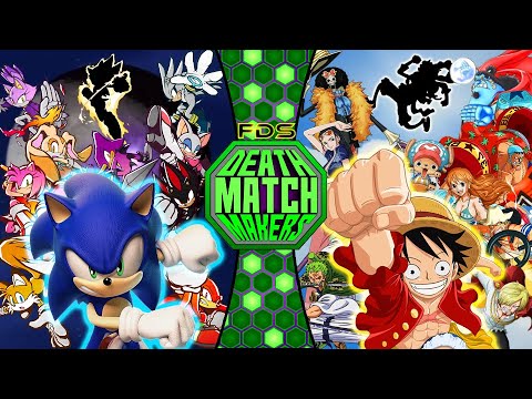 FDS Deathmatchmakers Trailers - Sonic the Hedgehog vs Monkey D. Luffy (... vs One Piece)