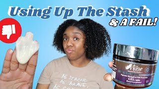 This Was a FLOP  👎🏾 | Using Up The Stash Wash & Go
