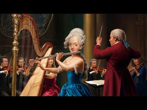 Mozart Concerto for Flute  Harp and Orchestra in C major, K 299 - complete - LIVE