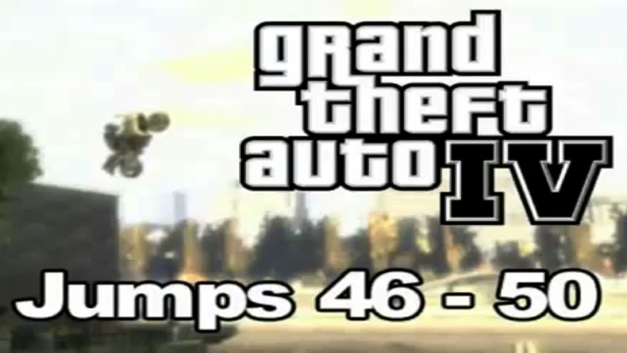 GTA IV Stunt Jumps 45-50 - YouTube