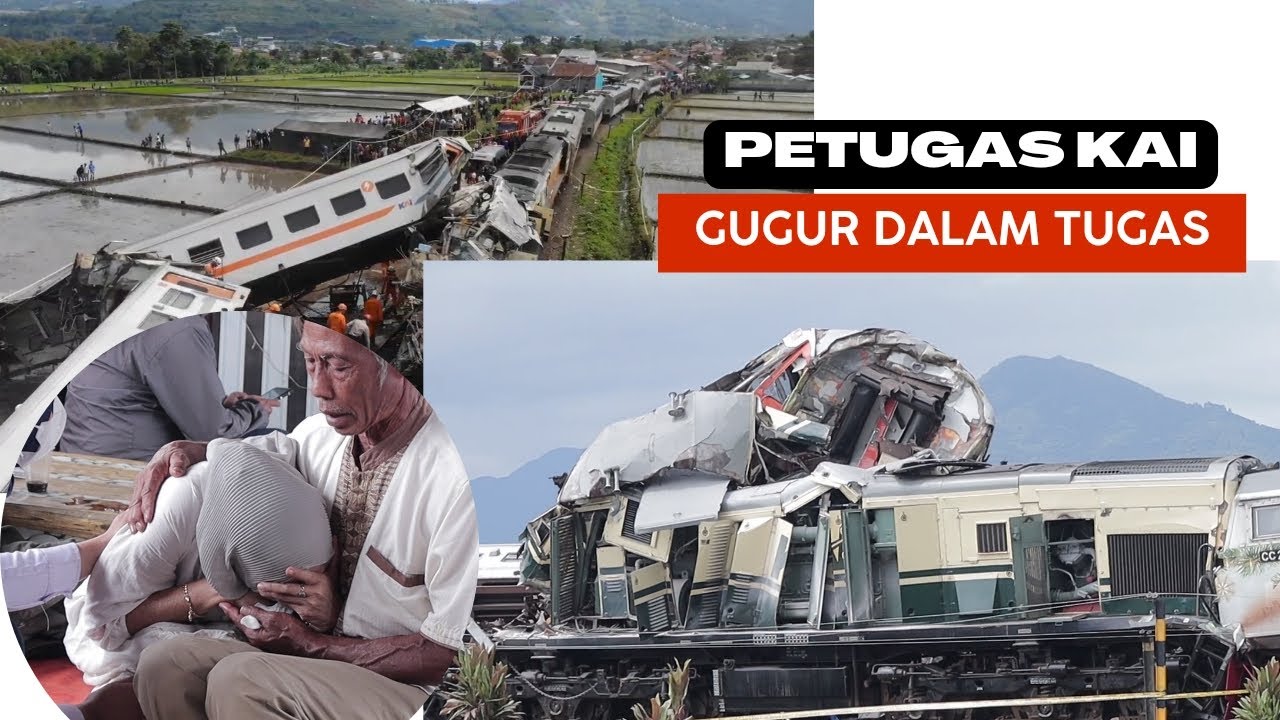 Petugas Kereta Api Gugur Dalam Tugas
