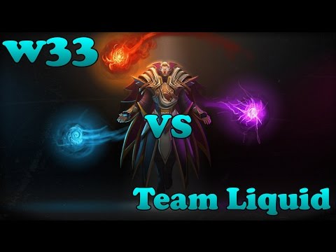 w33 - Invoker vs Team Liquid