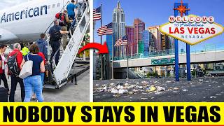Las Vegas Is Empty — Deserted Airports and Streets: Why Tourists Are Avoiding the U.S.