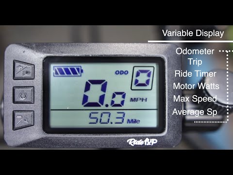 How to Use the KD21C Display on Ride1Up Electric Bikes