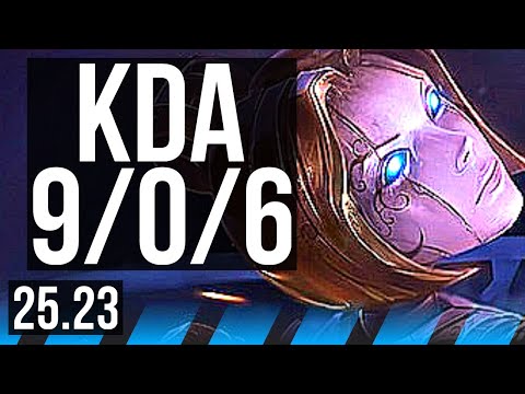 ORIANNA vs ZED (MID) | 9/0/6, Legendary, 600+ games | KR Master | 25.23