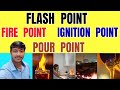 Flash Point Fire Point Ignition Point Pour Point Auto Ignition Point