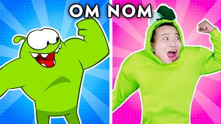 Super Om Nom - Parody of Om Nom&#39;s Story (Cut the Rope) | Woa Parody