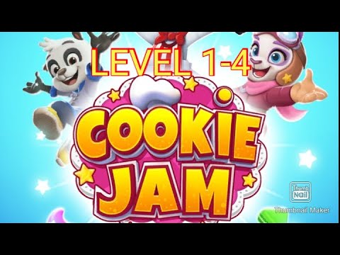 HOW TO PLAY COOKIE JAM LEVEL 1-4//GAMEPLAY//ENTERTAINMENT