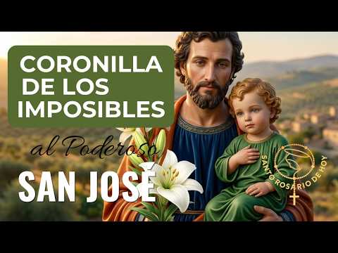 🌿CORONILLA de los IMPOSIBLES al PODEROSÍSIMO SAN JOSÉ🙏🏻 Haz posible lo imposible