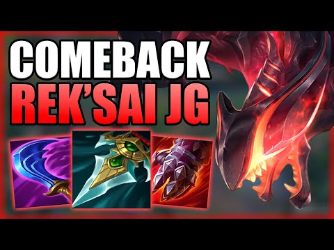 HOW TO PLAY REK'SAI JUNGLE & COMEBACK FROM UNLUCKY START! - Best Build/Runes Guide League of Legends