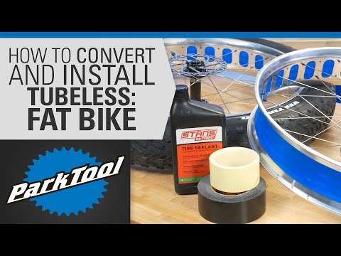 How to Convert & Install Tubeless Tires on Fat Bikes