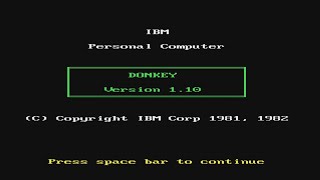 DONKEY.BAS - A Very Bad DOS Game (DOS)