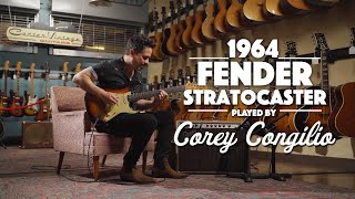 Video thumbnail for 1964 Fender Stratocaster played by Corey Congilio by Carter Vintage Guitars