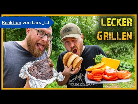 Lars reagiert auf  Naturensöhne||Tomahawk Steak grillen mit Freunden -Kochen Grillen mit Ardbeg