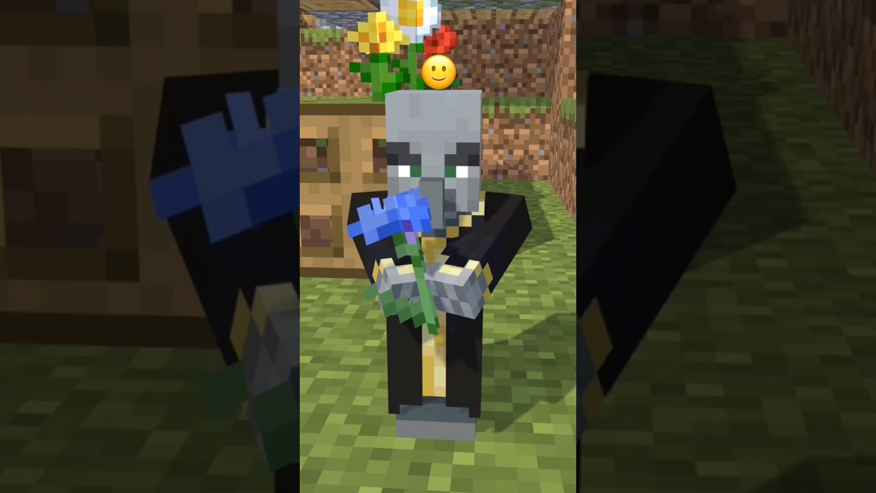 Would you accept these flowers? #minecraft #minecraftanimation #shorts