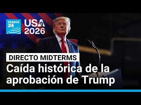 Directo midterms y la caída de la aprobación de Trump previo a los comicios • FRANCE 24 Español