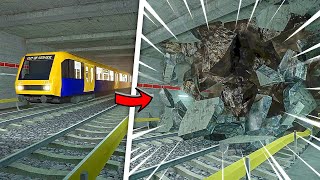 HUGE TUNNEL COLLAPSE onto live train line... Infra!