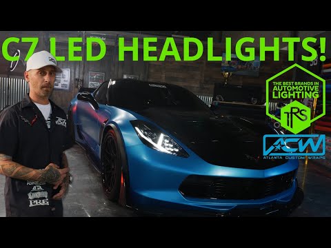 C7 Corvette New Look with Morimoto LED Headlights and Tail Lights - Featuring Overkill!