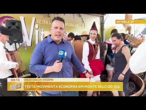 Abertura da Vindima: festa movimenta economia em Monte Belo do Sul
