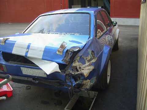 Escort mk2 crash