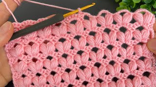 Super Easy & Unique Crochet Baby Blanket 🍼 Only 2 Rows | Perfect for Beginners