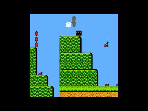 Super Mario Bros. 2 Game Genie Code: PAVEPK - Shadow characters and glitched enemies