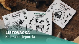 Kontrastní leporelo se zvířátky ze ZOO - videoukázka