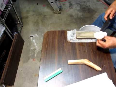 Freehand sharpening Yoshikane 180mm Petty, SKD-11 (D2) 64Hrc