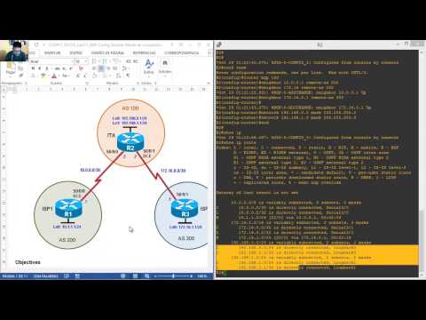 CCNPv7 ROUTE Lab7-1 Configuring BGP with Default Routing