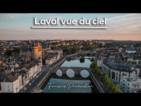 Laval vue du ciel - Un matin d'août à Laval - François Parmentier Visuals 4K