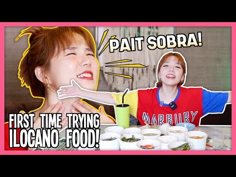 KOREAN REACTS TO ILOCANO FOOD! // DASURI CHOI