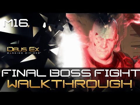 Deus Ex Mankind Divided - Final Boss Fight Walkthrough (Non-lethal + Stealth) / Ending /w Credits